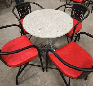High-Quality Laser Cut Powder-Coated Table Set.