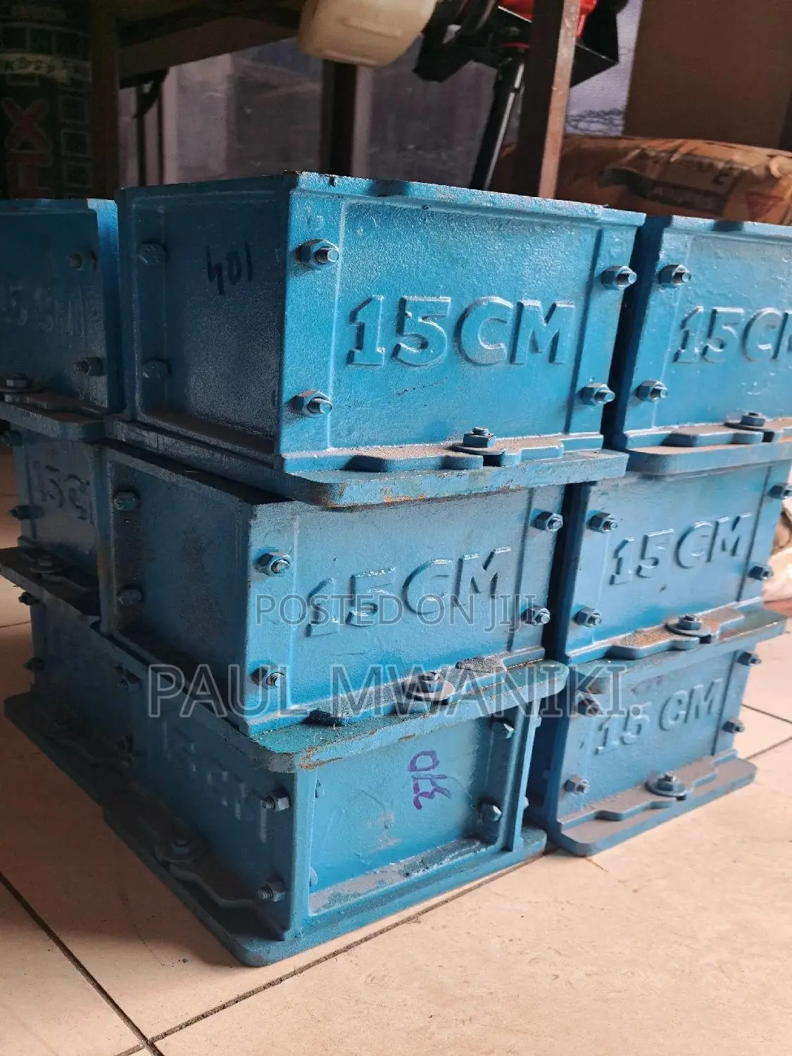 Heavy Duty 
Cast Iron Test
Mould
150/150/150mm