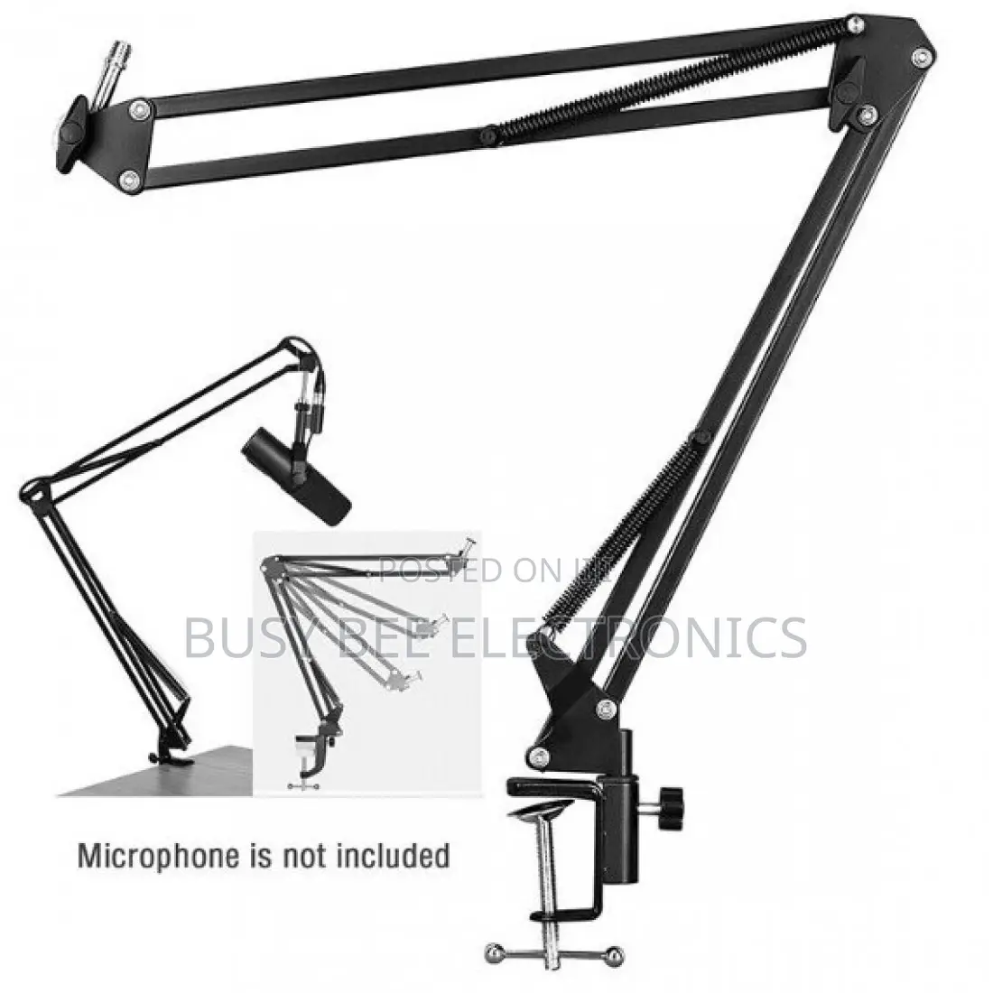 Adjustable Studio Microphone Suspension Scissors Arm