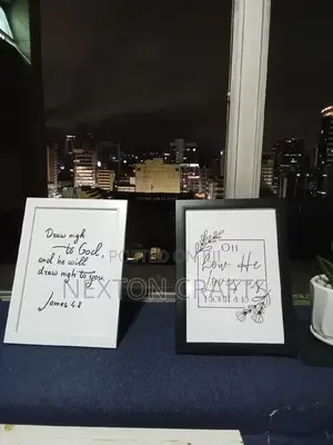 A4 Black and White Combo Picture Frames