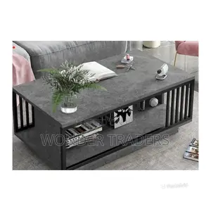 *Marble Textured Coffee Table*