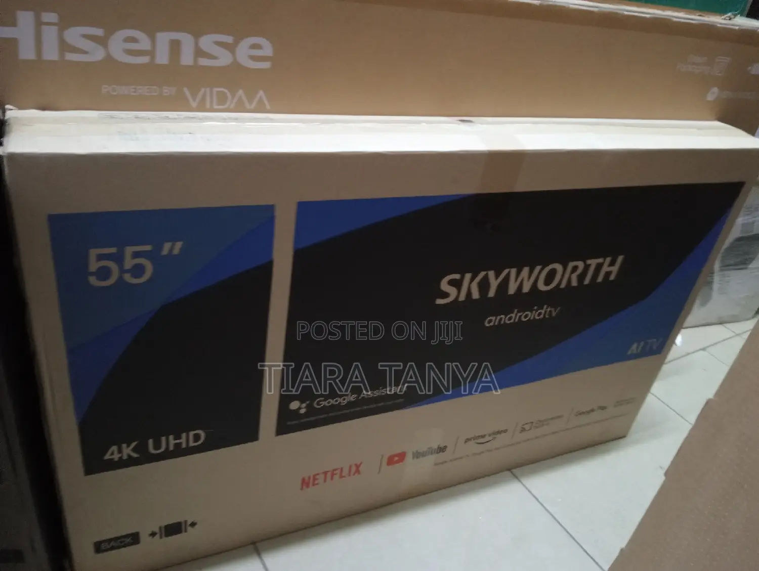 Skyworth 55" Smart Uhd Google Tv