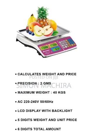 Digital Scale With Pan