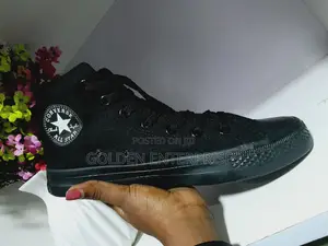 All Black High Cut Converse 40-45