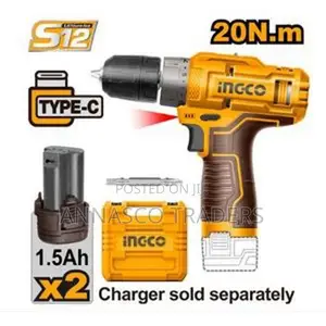 INGCO CDLI12202 Lithium-Ion Cordless Drill 12V