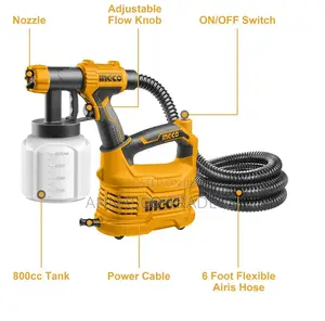 Ingco Powerful Spg5008 HVLP Spray Gun 550W