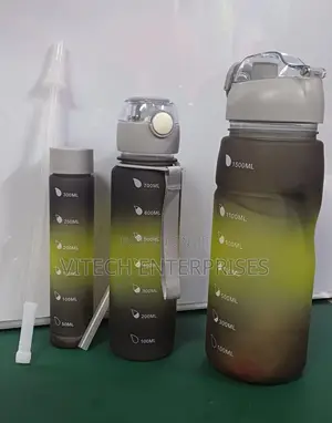 3 In 1 Water Bottle Pack Of 3 Water Bottles,