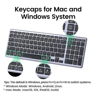 Ugreen Ultra Slim Wireless Bluetooth Rechargeable Keyboard