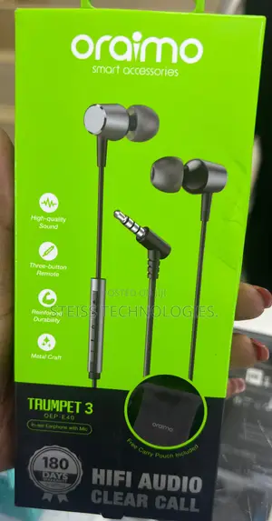 Trumpet 3 Oraimo Earphones.