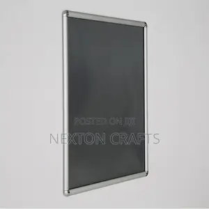 Poster Frame – 1 Inch Silver Profile Round Corner