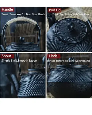 Japanese Cast Iron Tea Kettle Pot