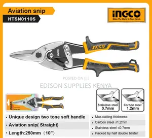 Tin Snips Ingco Aviation Tin Snips 10" Mabati Cutter Metal