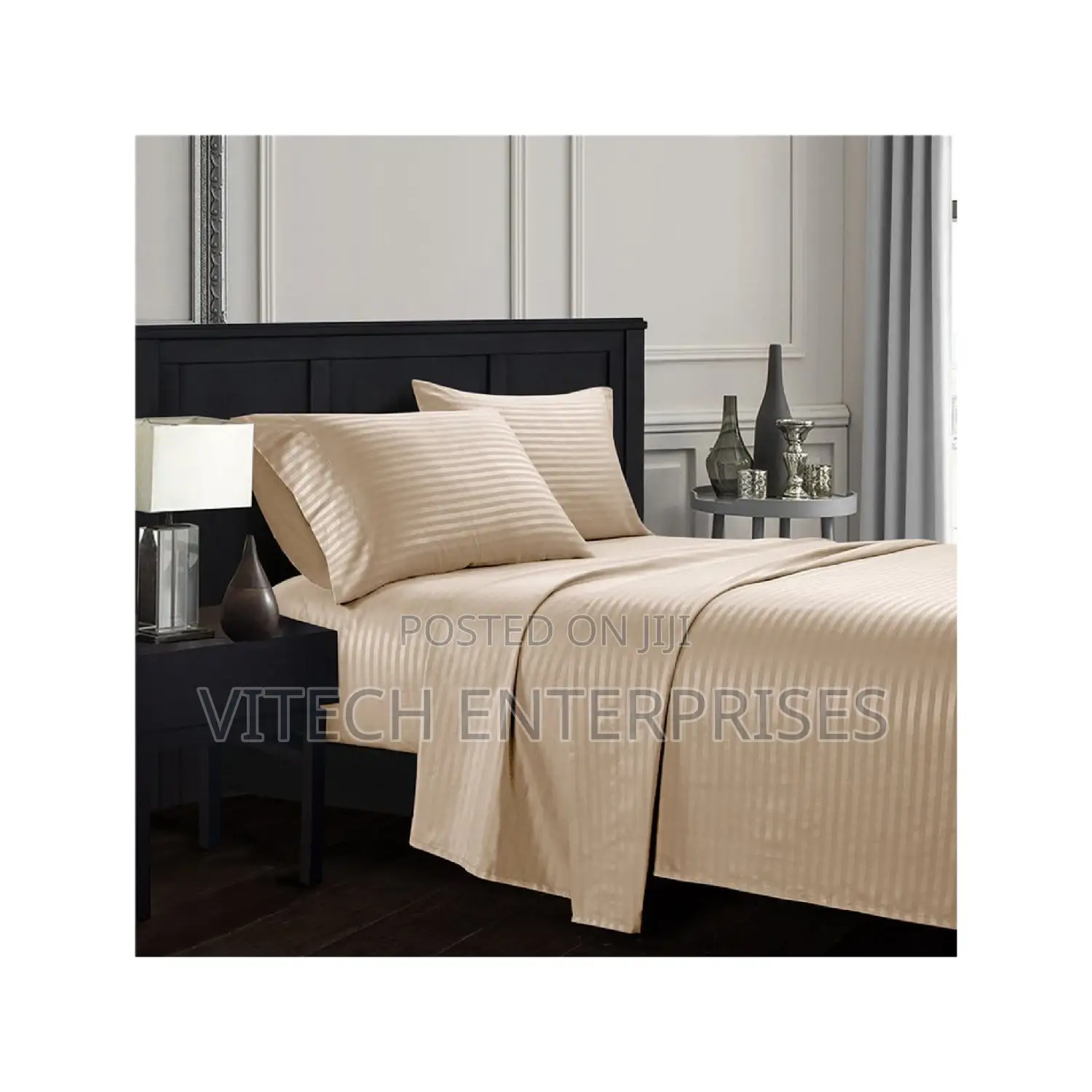  Stripped Bedsheets
