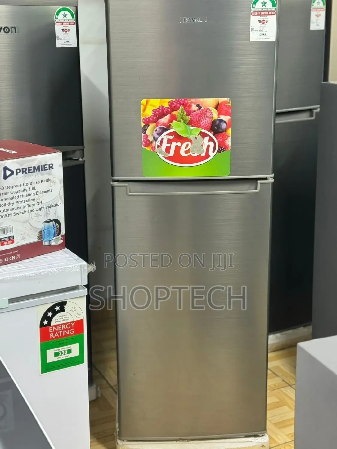 Royal 138l Double Door Refrigerator