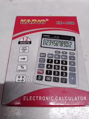 Kadio Kd-100b Electronic Calculator 12digits Kadio
