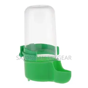 Bird Automatic Feeder Water Food Dispenser for Macaws Green