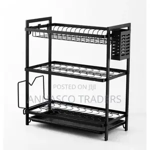 Metallic Quality Dish Rack 3 TIER