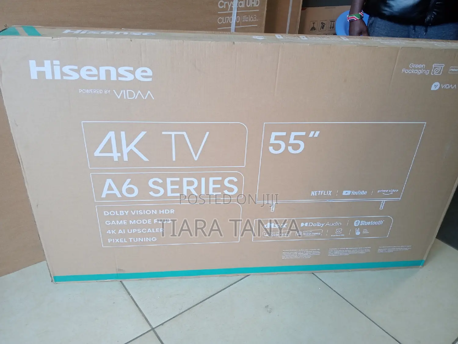 55" Hisense Smart Frameless TV Google