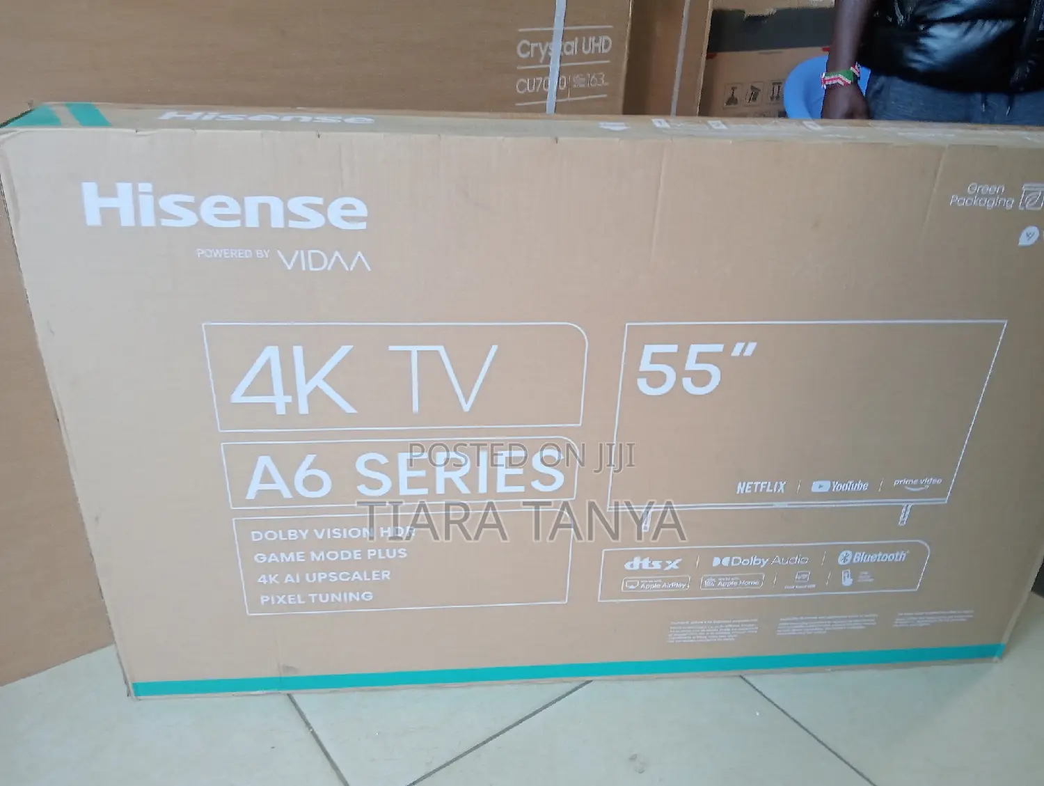 55" Hisense Smart Frameless TV Google