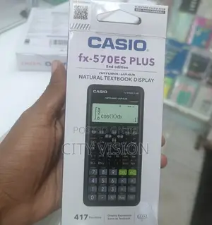 CASIO (Fx-570es Plus) 2nd Edition!! Natural Textbook Display