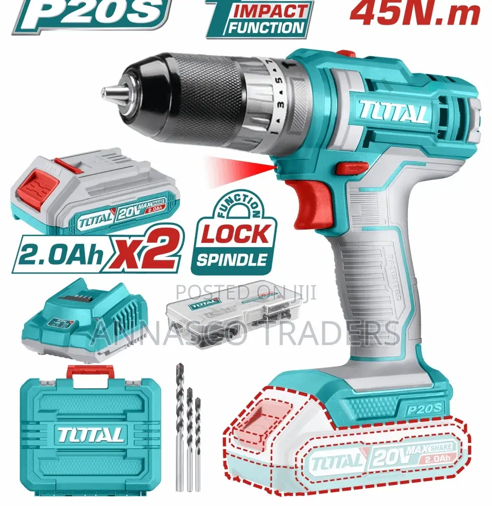 Total Powerful Tidli201452 Lithium-Ion Impact Drill 20V