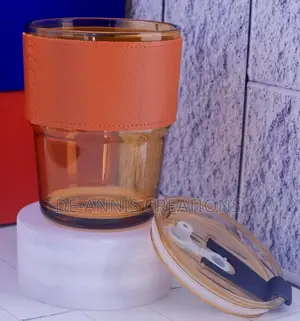 450ml Slub Glass Cup
