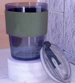 450ml Slub Glass Cup