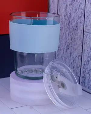 450ml Slub Glass Cup