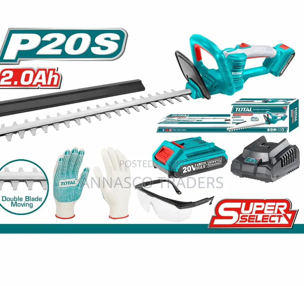 TOTAL QUALITY Lithium-Ion Hedge Trimmer 20V
