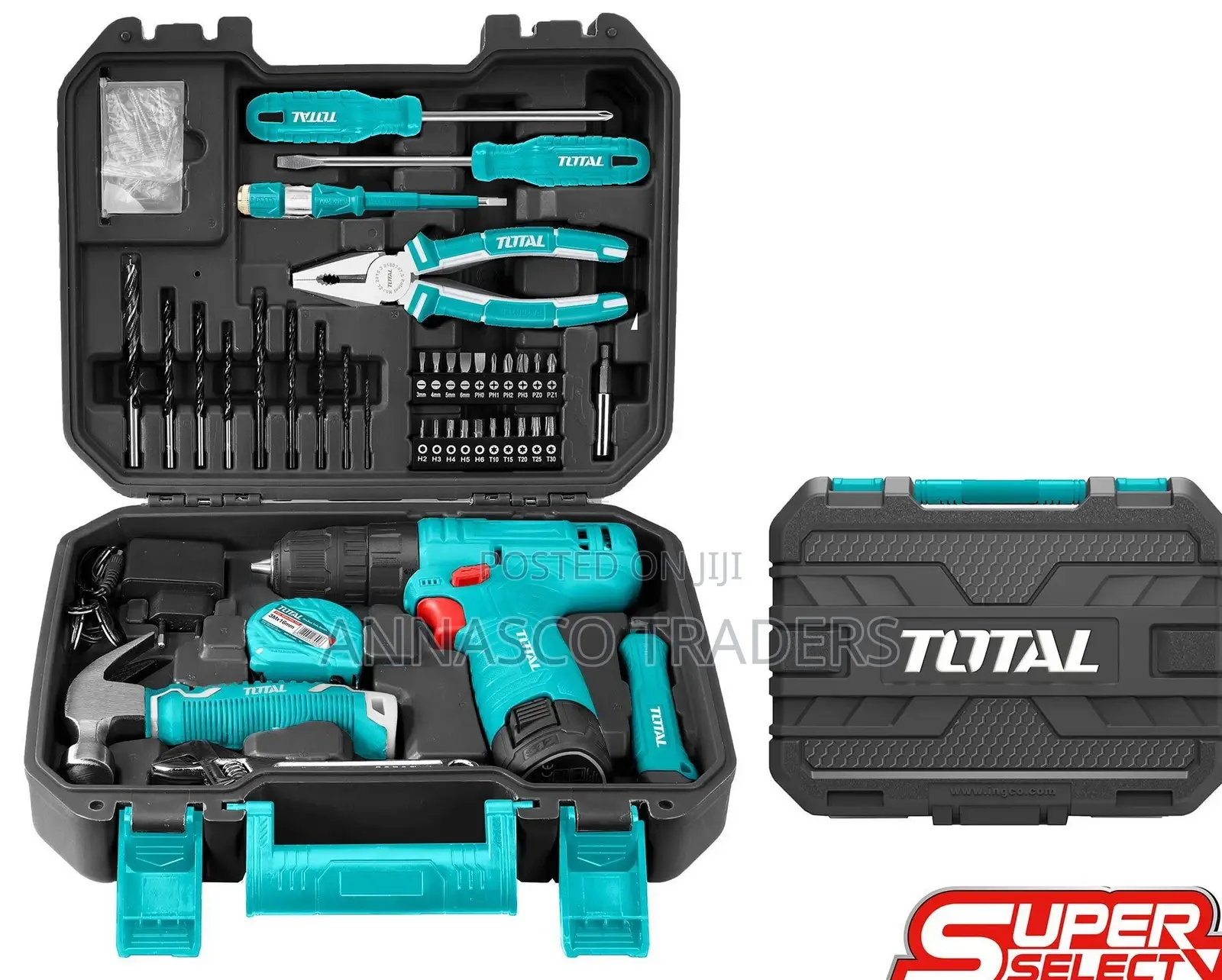 TOTAL THKTHP10812 81 PCS Tools Set