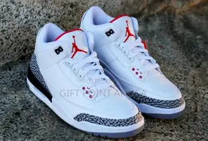 Air Jordan 3 White Cement Men Sneakers