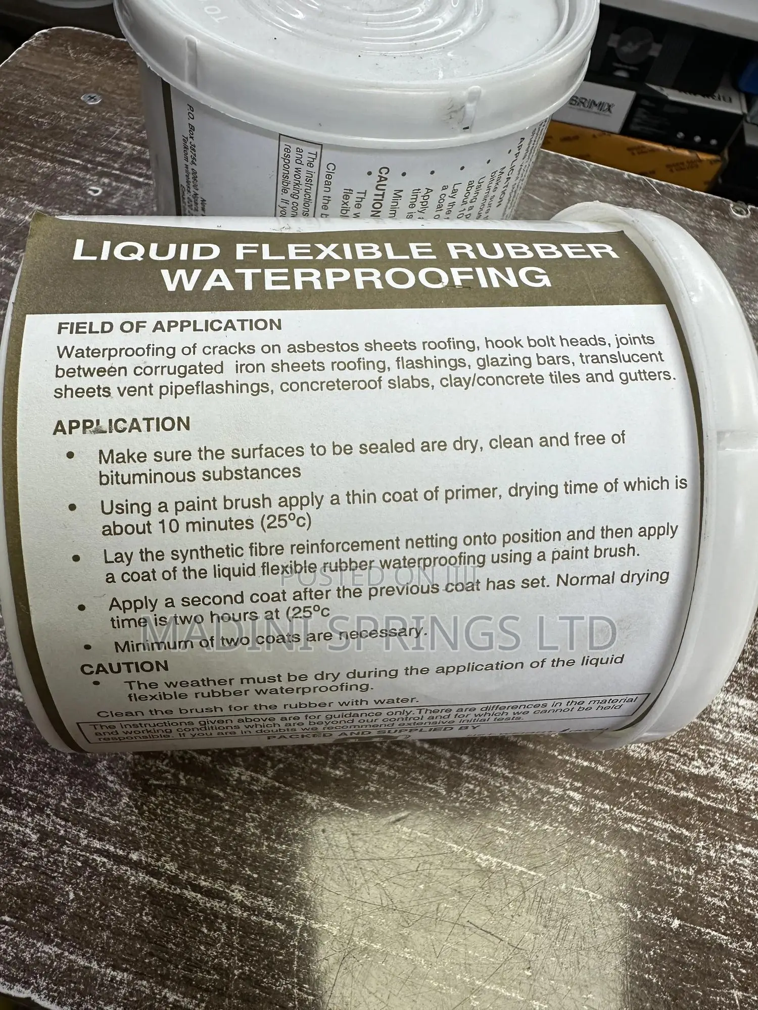 Liquid Flexible Rubber Waterproofing (Grey in Colour)