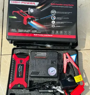 Portable Car Jump Starter Kit and Air Compressor