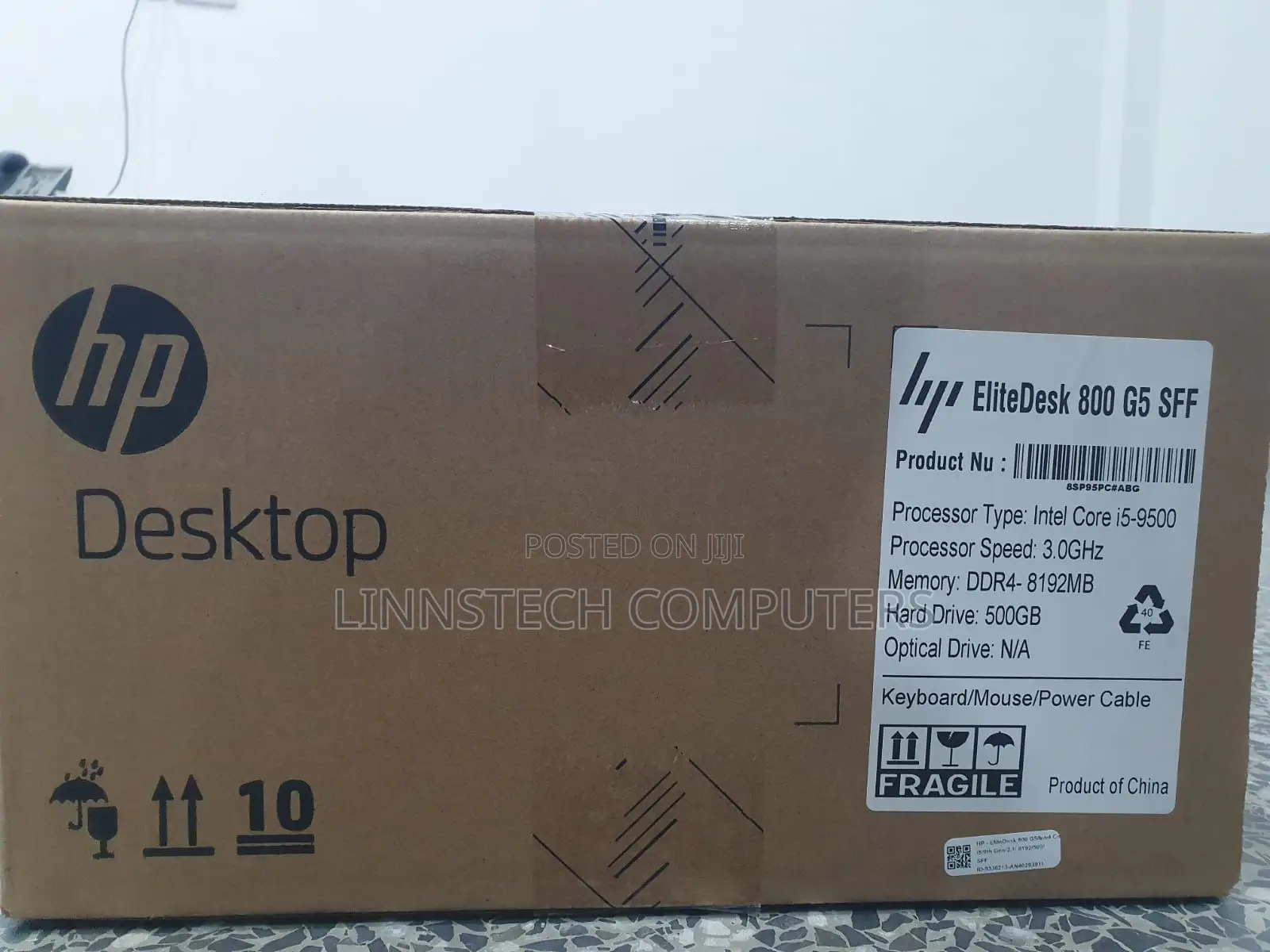 Desktop Computer HP EliteDesk 800 G4 8GB Intel Core I5 HDD 500GB