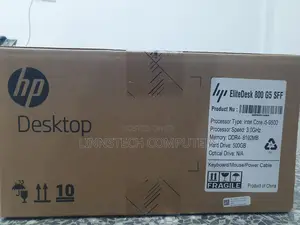 Desktop Computer HP EliteDesk 800 G4 8GB Intel Core I5 HDD 500GB