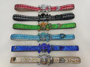 Gothic Skull Vintage Gold Iced Bb Simone Original Belts