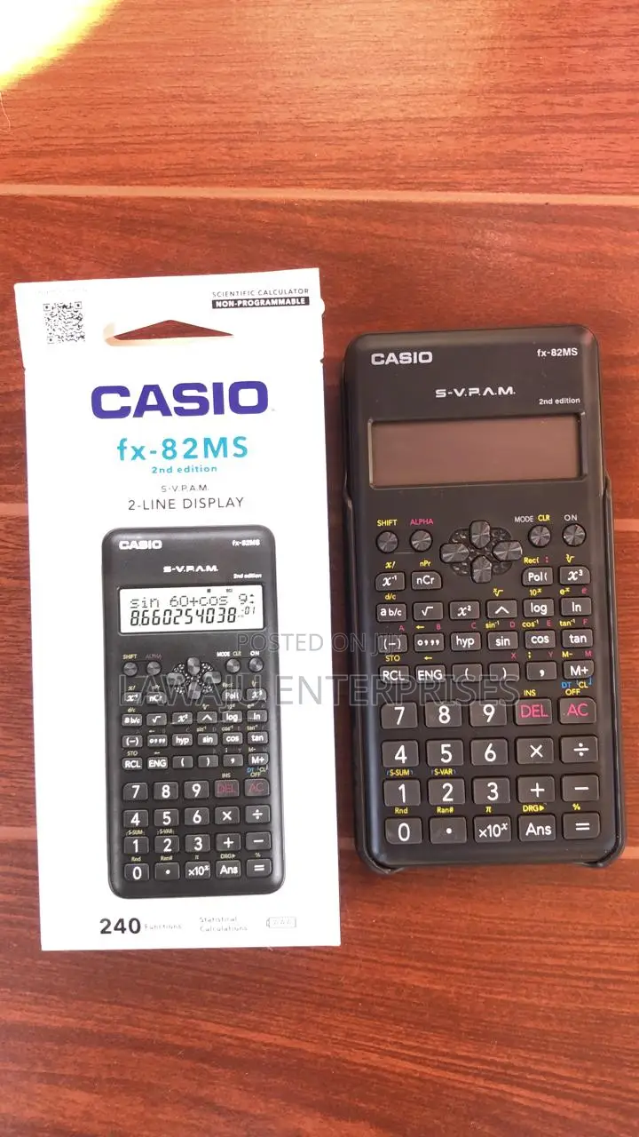 Second Edition FX-82MS Calculator