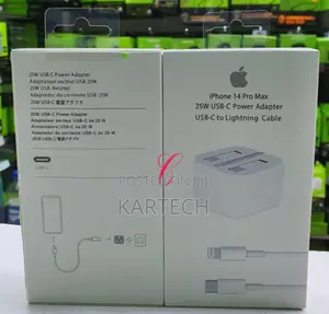 Apple UCB C Power Adapter With Lightening Cable -25w