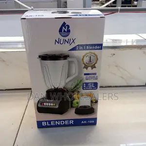 AK-105, 2 in 1 Blender With Grinding Machine, 1.5L