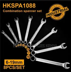 Spanners Set Ingco Combination Spanners Set 8pc Open/Closed