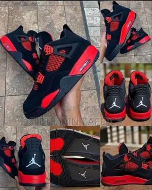 Air Jordan 4 Thunder Red Sneakers