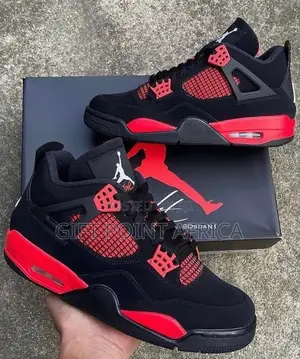 Air Jordan 4 Thunder Red Sneakers