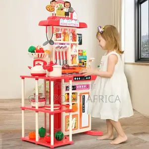 95 Cm,73 Pieces Kids Spraying Kitchen Set
