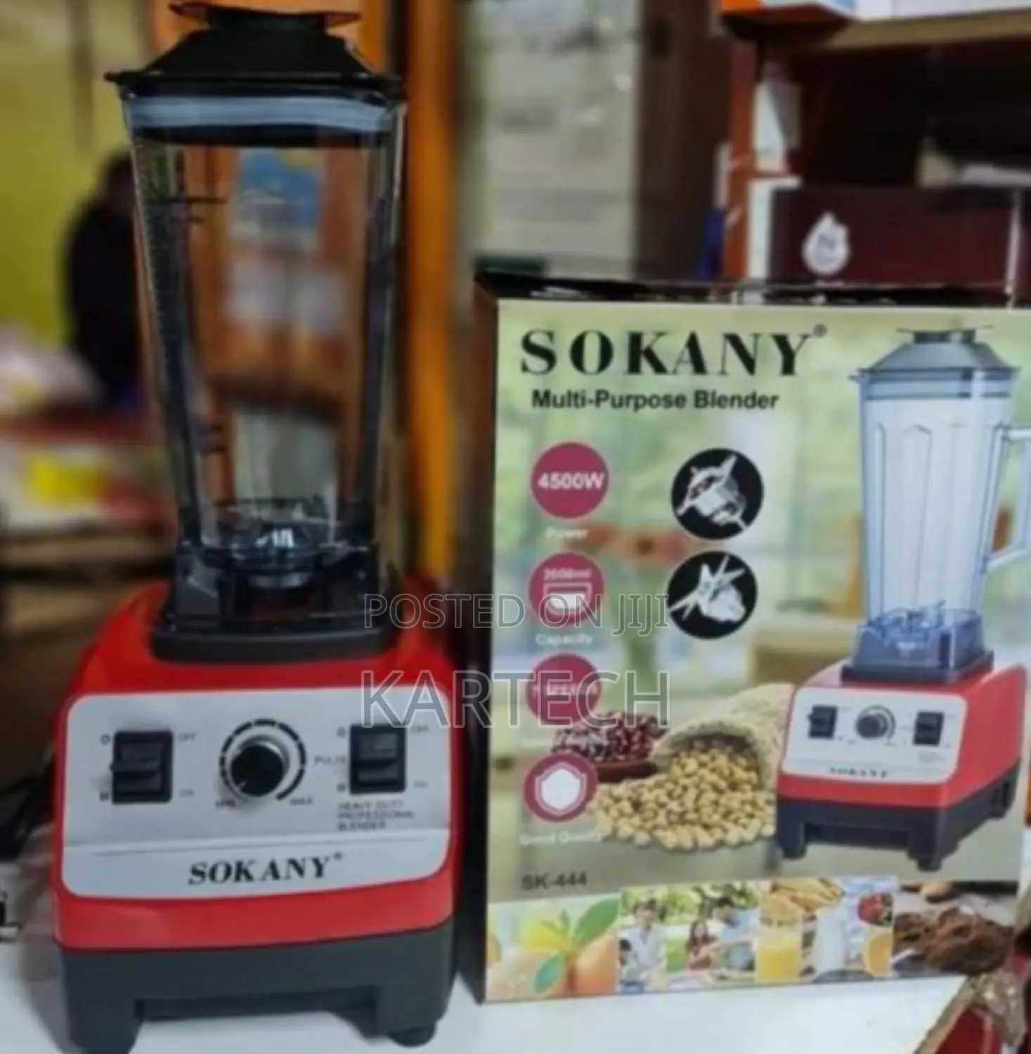Sokany Commercial Blender 4500w