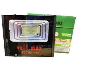 Vellmax 100W Solar Outdoor Lights Waterproof Bright SOLAR FL