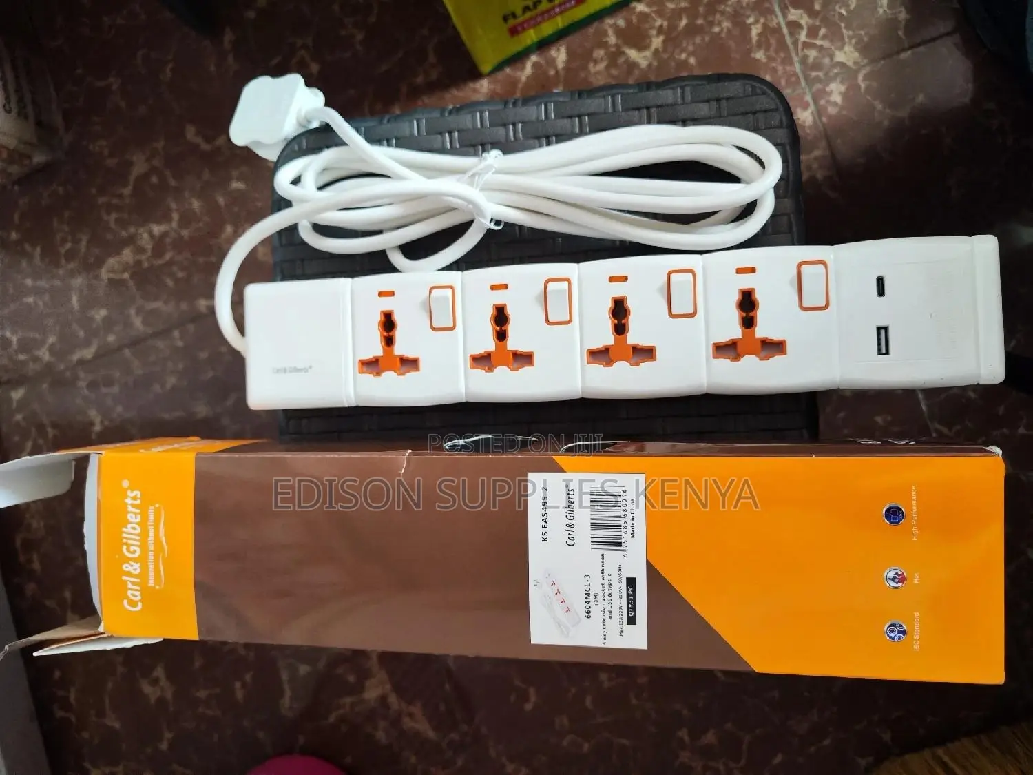 Extension Cable + Usb Power Extension Socket Carl Gilberts