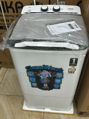 ! Mika 10KG SINGLE TUB Washing Machine White .