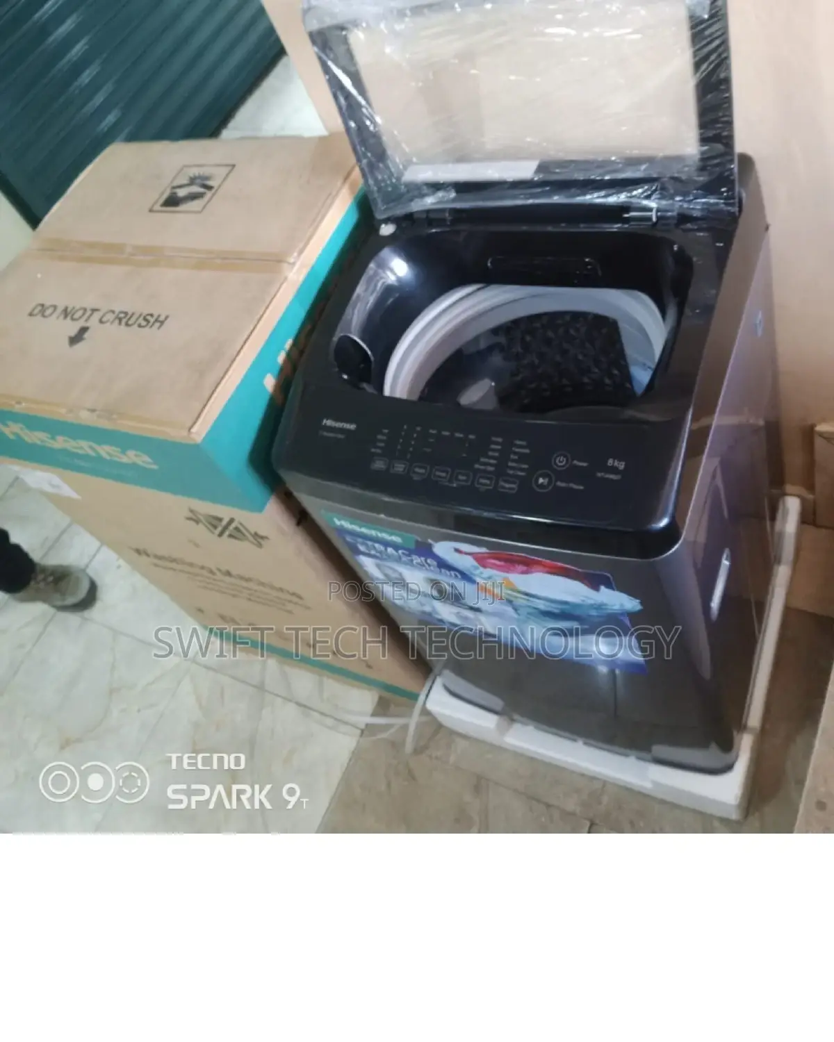 8kg Washing Machine Top Load Full Automatic Hisense