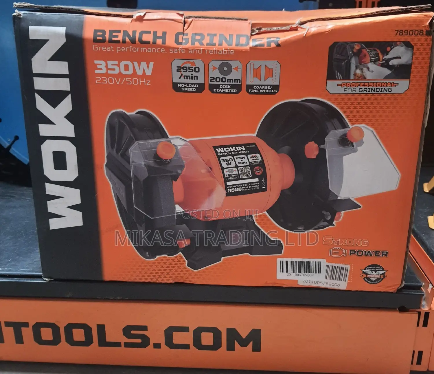 Wokin Electric Bench Grinder 8"