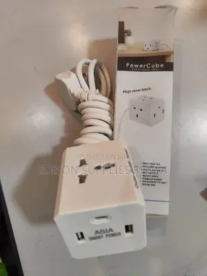 Cube Extension Cables + 3 Usb Ports 4 Way Multiplug Sockets